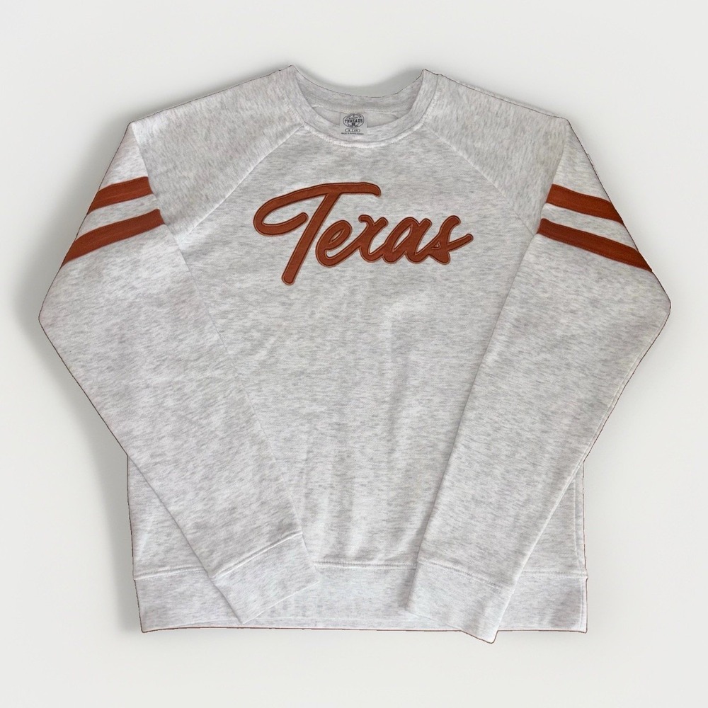 NWOT Rivalry Threads 91 University of Texas Embroidered Crewneck Sweatshirt Sz M